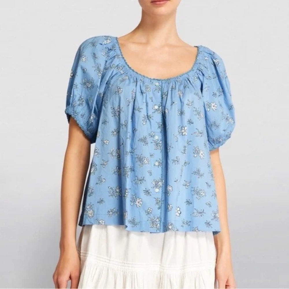Doen Tennessee Top - Blue Floral